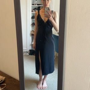 Abercrombie Side Slit Midi Dress